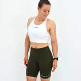 ES16 Performance Tights Army Green with side pockets