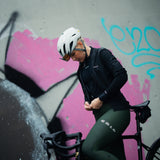 ES16 Long Sleeve Cycling Fleece Supreme unisex. Dark Blue.
