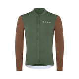 ES16 Supreme Long Sleeve Jersey. Green / Brown