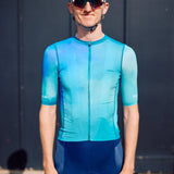 ES16 EVO Recycle cycling jersey smoke sky