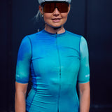 ES16 EVO Recycle cycling jersey smoke sky Women