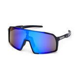 ES16 Enzo glasses. Black with blue lens.