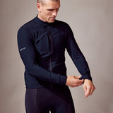 ES16 Long Sleeve Cycling Fleece Supreme unisex. Black