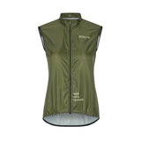 ES16 Open Back wind vest Green. Women