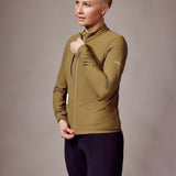 ES16 Long Sleeve Cycling Fleece Supreme unisex. Sand